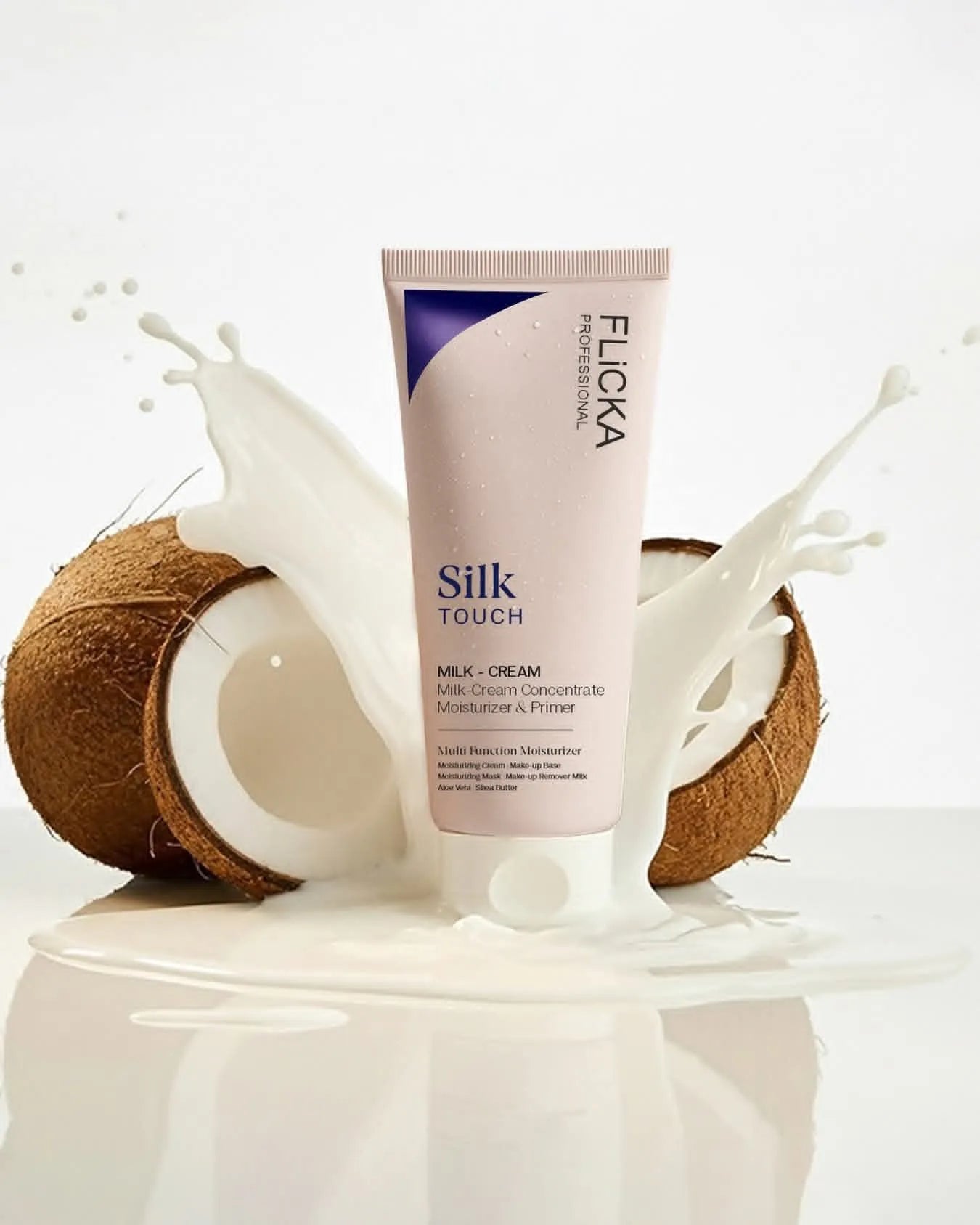 Flicka Silk Touch 3 in 1 Moisturizer and Primer for Face | Long-Lasting, Flawless and Dewy Makeup Base | Pore Minimizer | All Skin Types