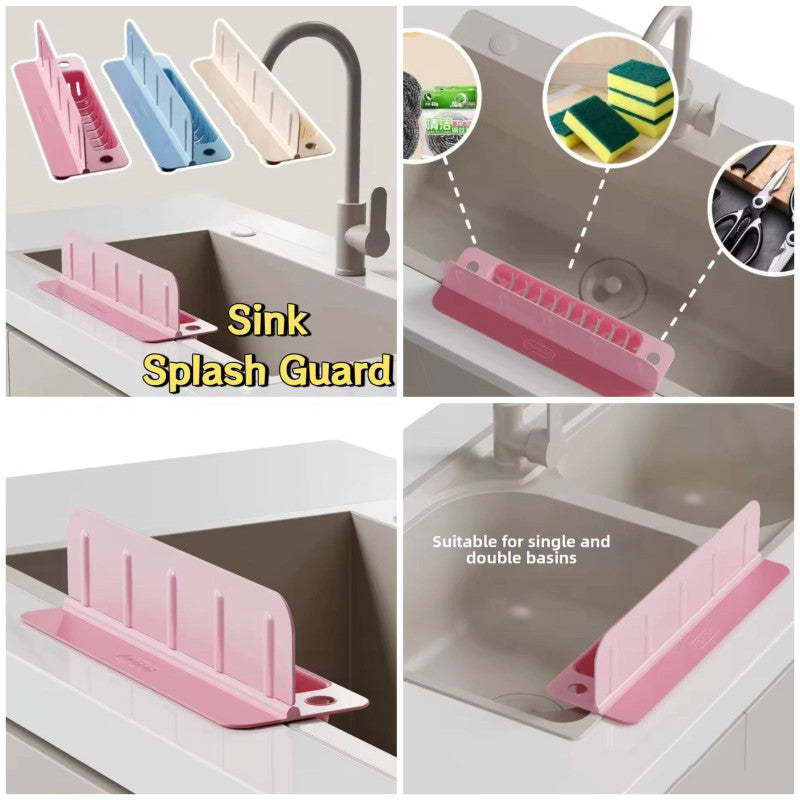 Sink splash guard & caddy
