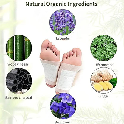 Kinoki Detox Foot Pads for Your Health Care – 10 Premium Natural Foot Patches in Box