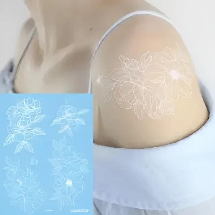 White Henna Waterproof Mehndi Sticker