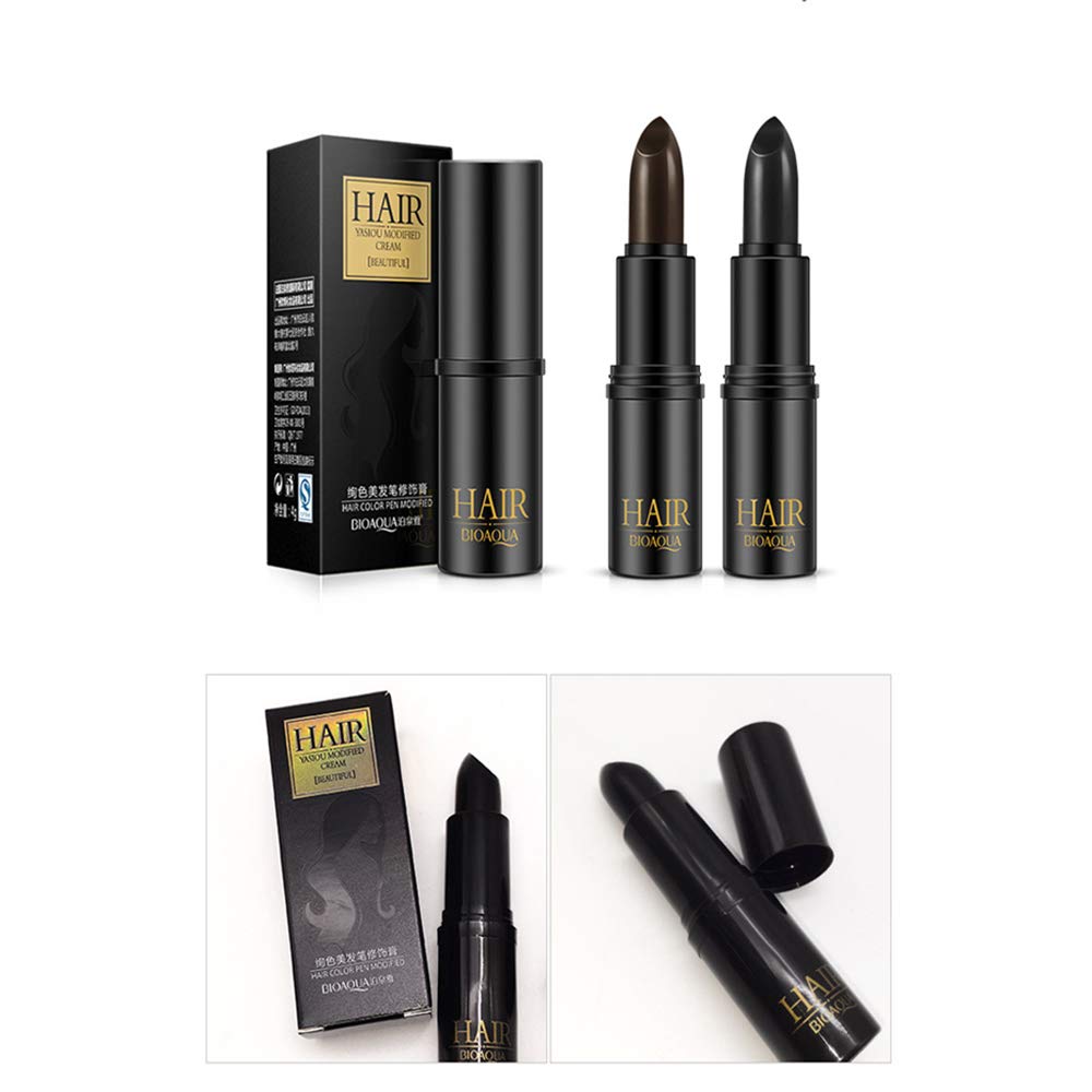 BIOAQUA  Temporary Hair Dye Cream Mild Fast One-off Hair Color Pen Cover White Hair DIY Styling Makeup Stick