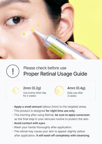 CELIMAX The Vita A Retinal Shot Tightening Booster | 0.1% Retinal, Pore Minimizer, Wrinkles & Fine Lines, Firmer Skin,
