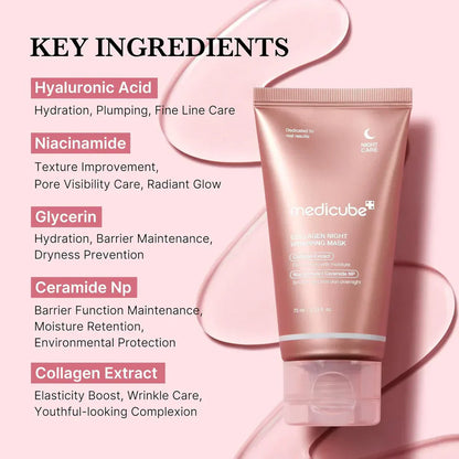 Medicube Collagen Night Face Mask - 100% Authentic & Imported