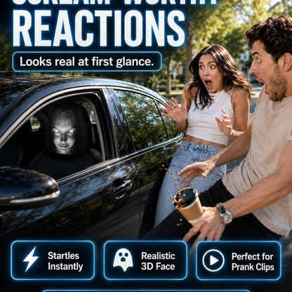 Ghost Face Headrest Covers