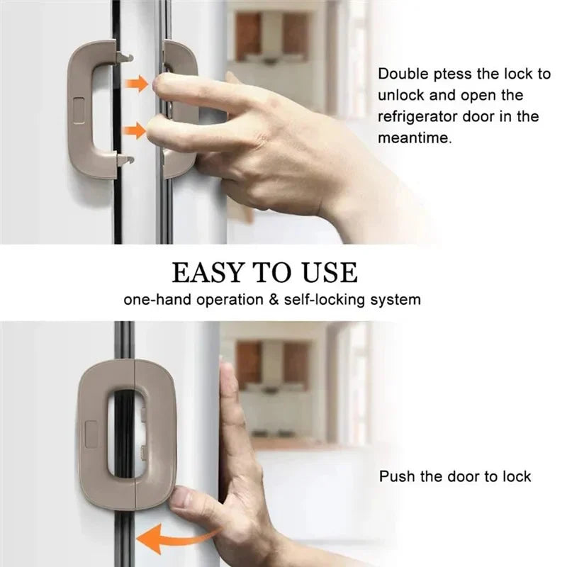 Refrigerator & Cabinet Safety Lock