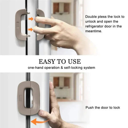Refrigerator & Cabinet Safety Lock